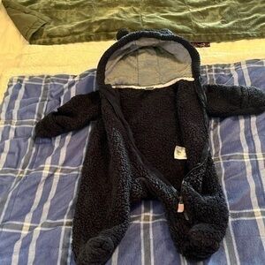 Carter’s Baby 3 Months Size Navy Blue Pram EUC